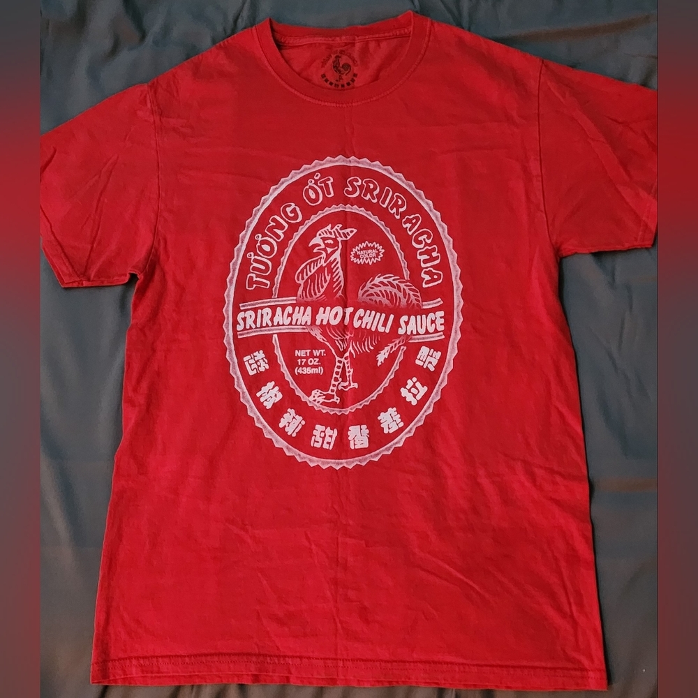 Womens Sriracha hot chili sauce T-Shirt